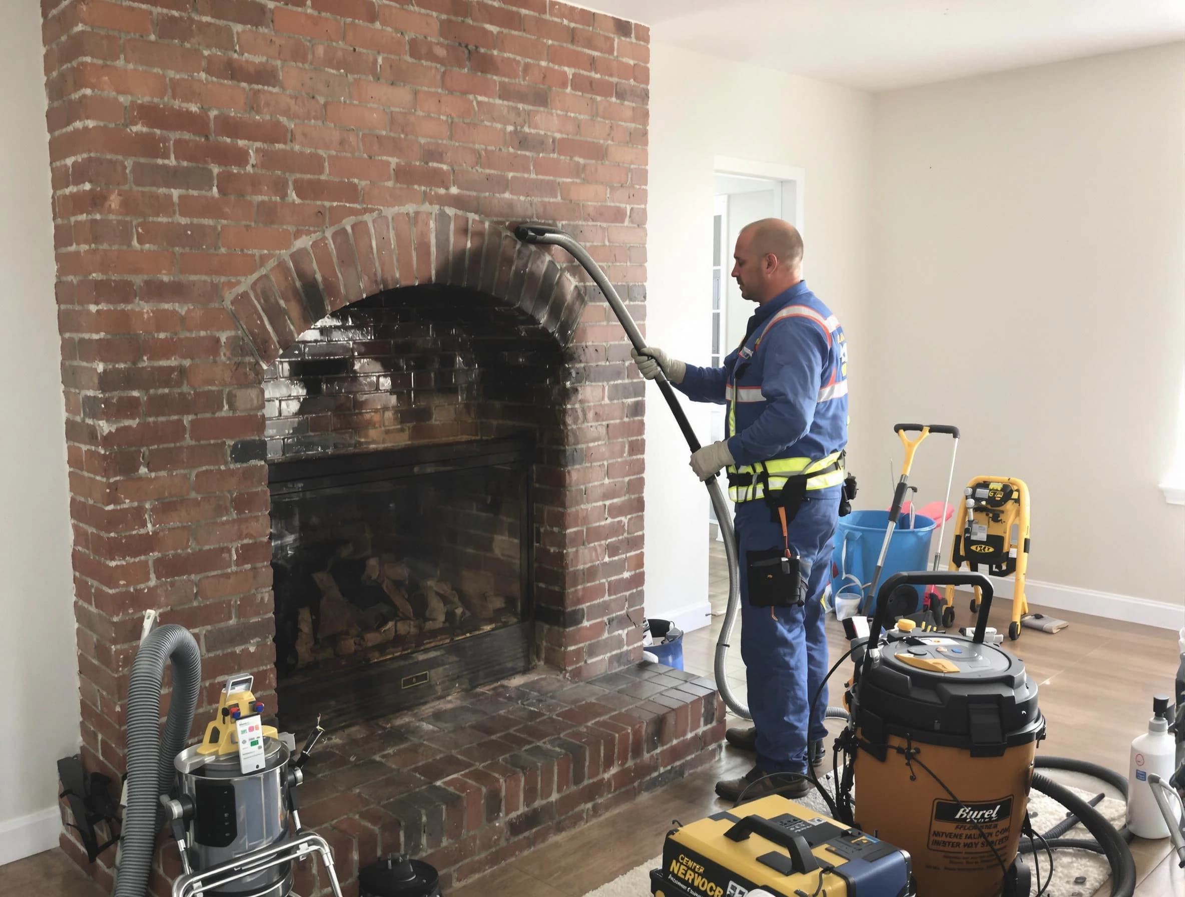 Saugus Chimney Sweep expert performing detailed chimney sweep in Saugus, MA