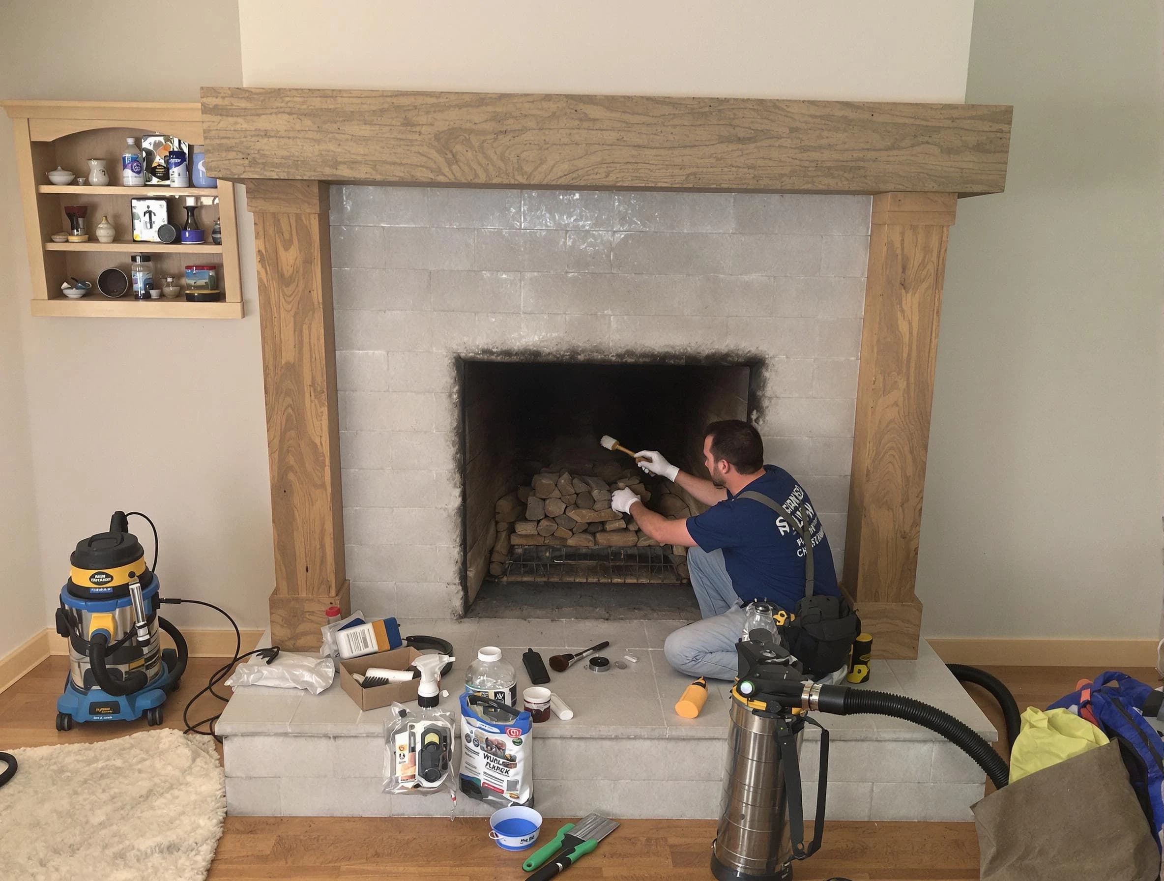 Detailed creosote removal process by Saugus Chimney Sweep in Saugus, MA
