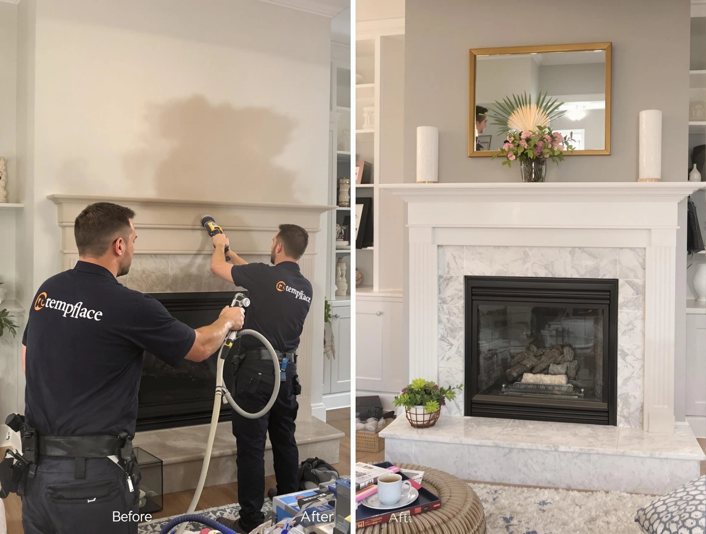 Professional soot removal by Saugus Chimney Sweep team in Saugus, MA
