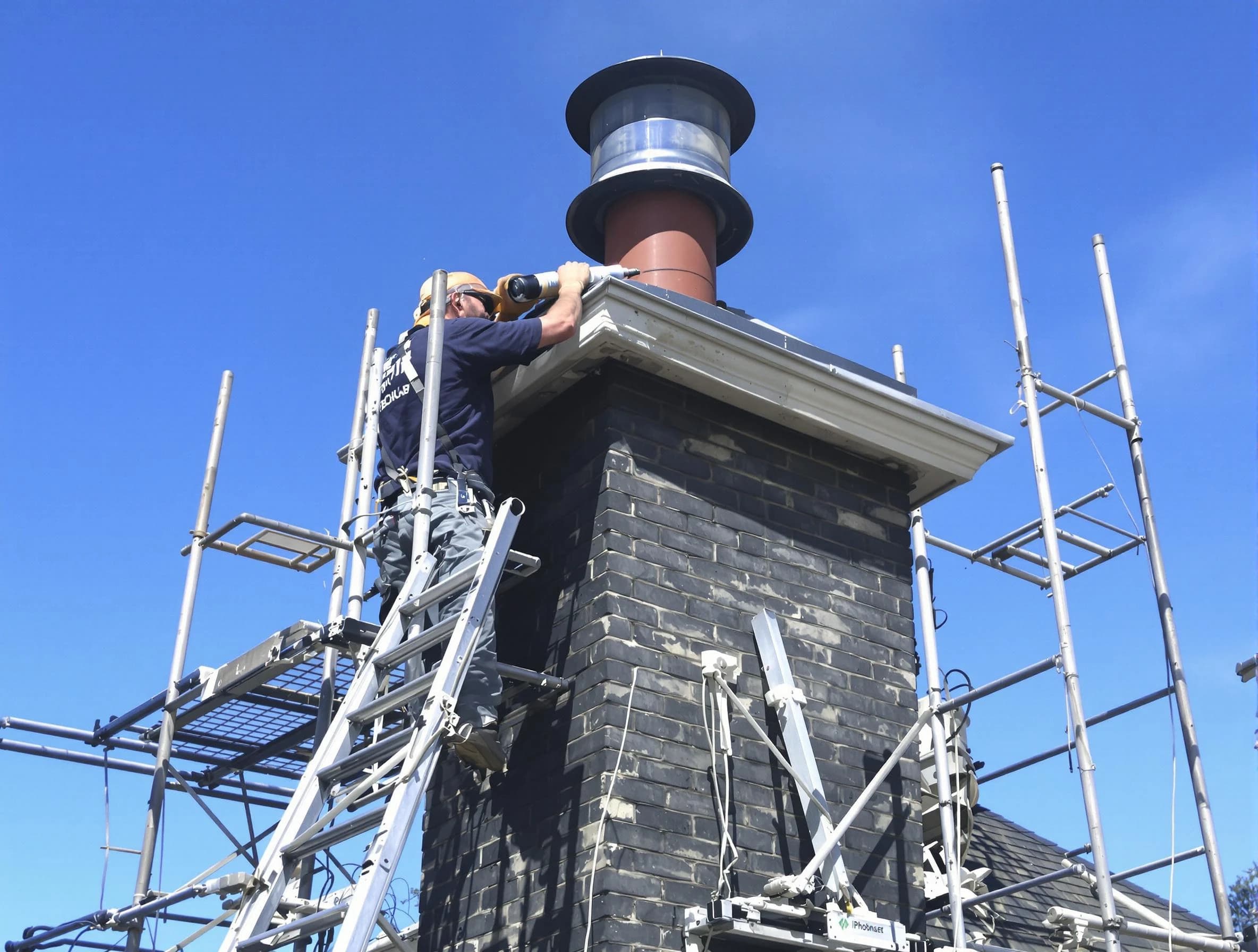 Sturdy chimney crown finished by Saugus Chimney Sweep in Saugus, MA