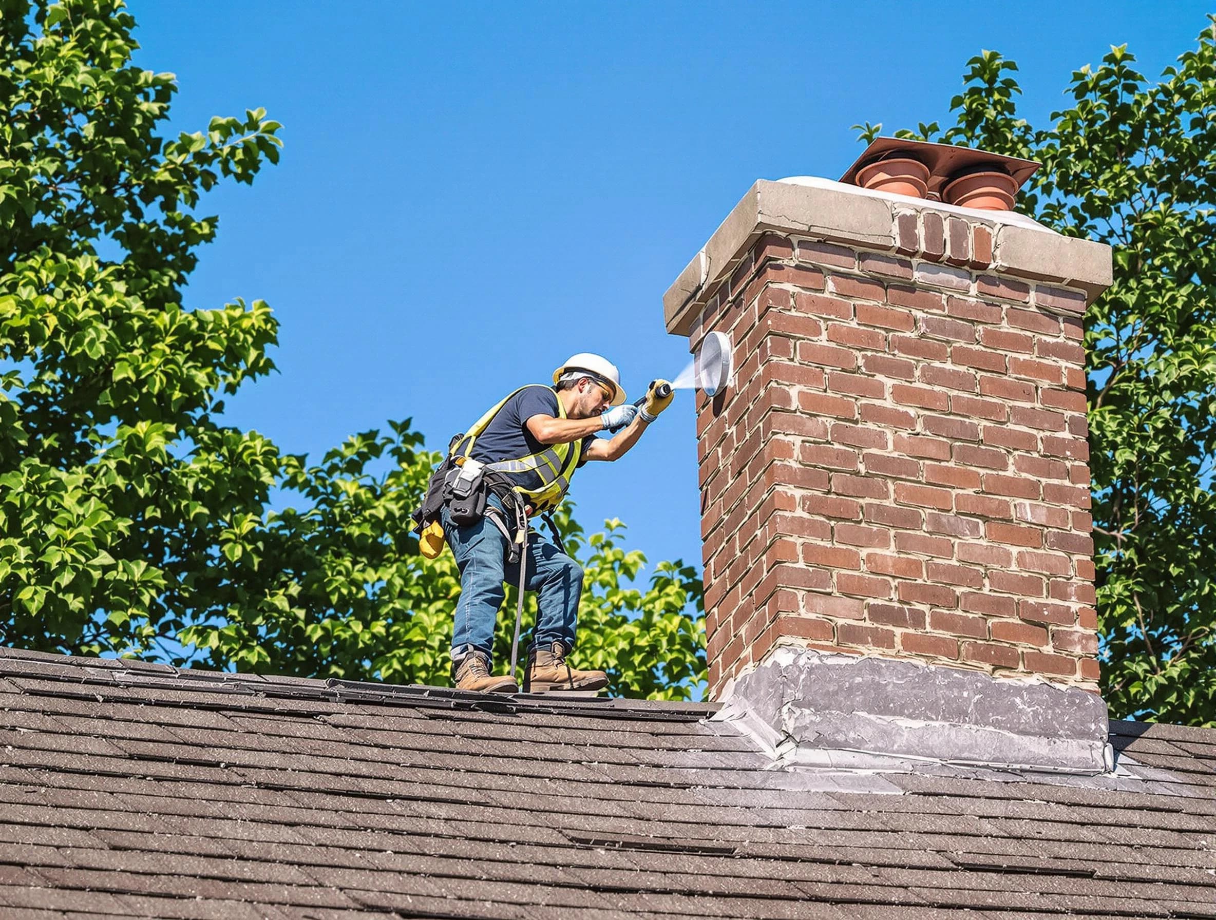 Saugus Chimney Sweep performing an inspection with advanced tools in Saugus, MA
