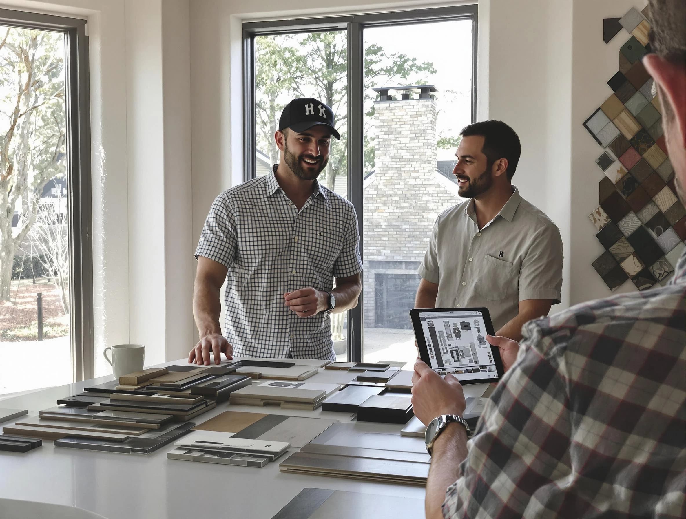 Saugus Chimney Sweep remodeling a chimney and fireplace in Saugus, MA