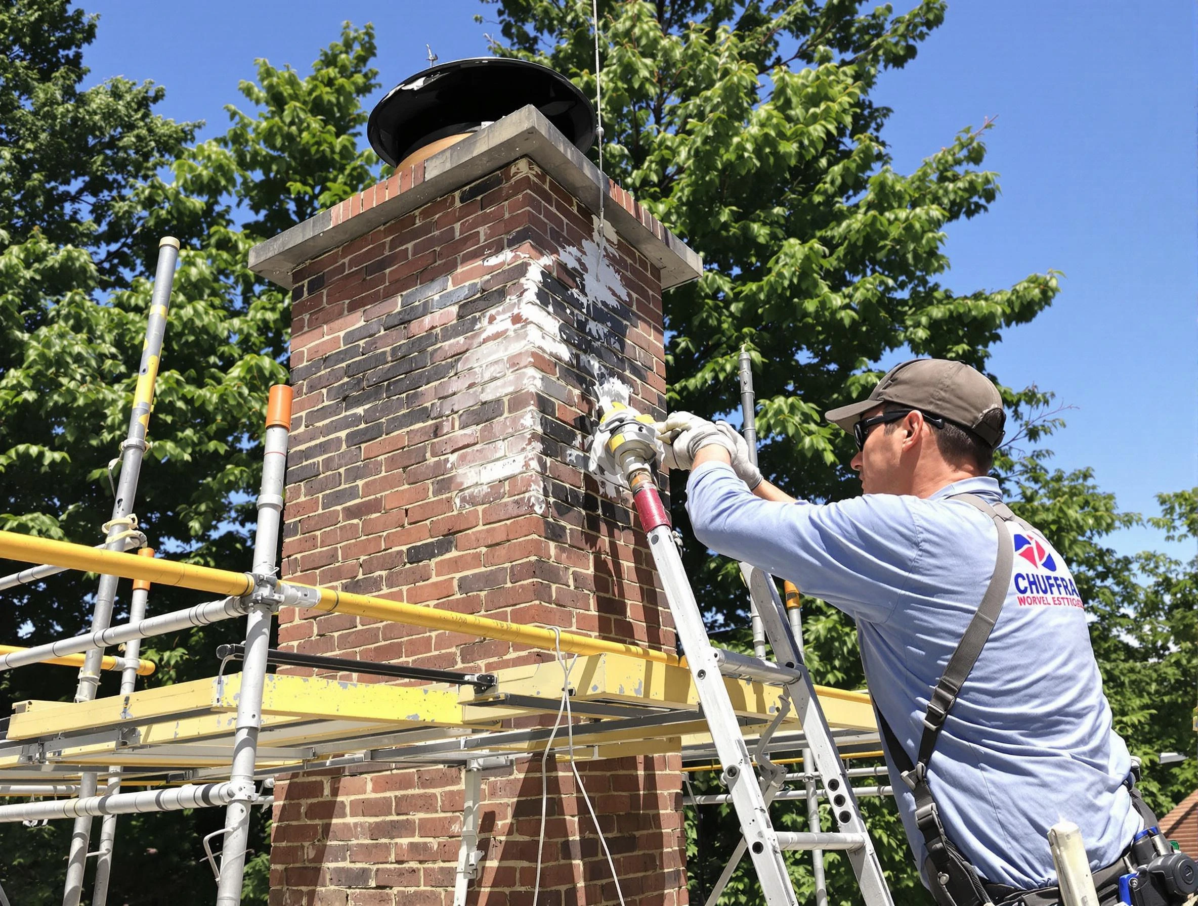 Structural chimney repair by Saugus Chimney Sweep in Saugus, MA