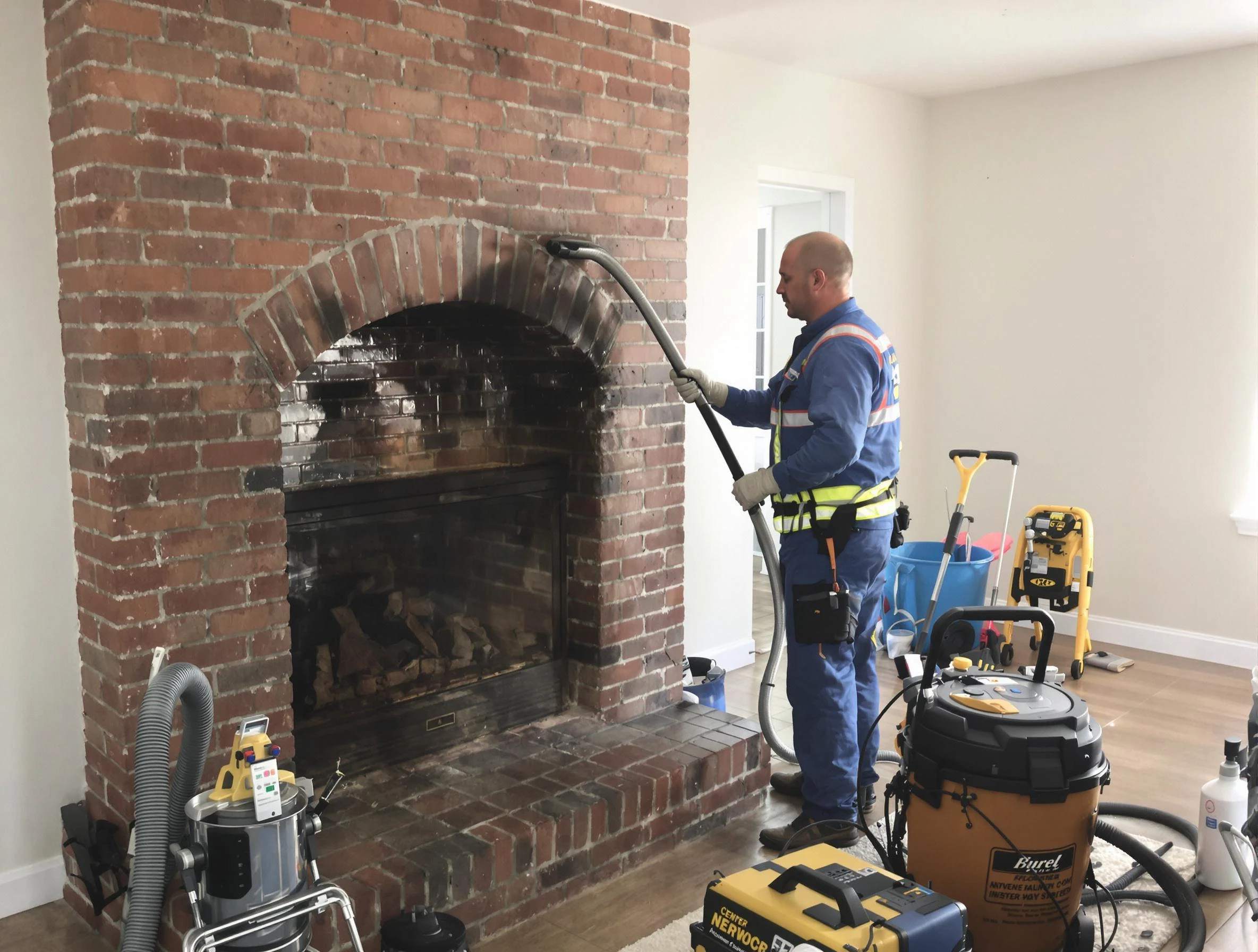 Saugus Chimney Sweep expert performing detailed chimney sweep in Saugus, MA