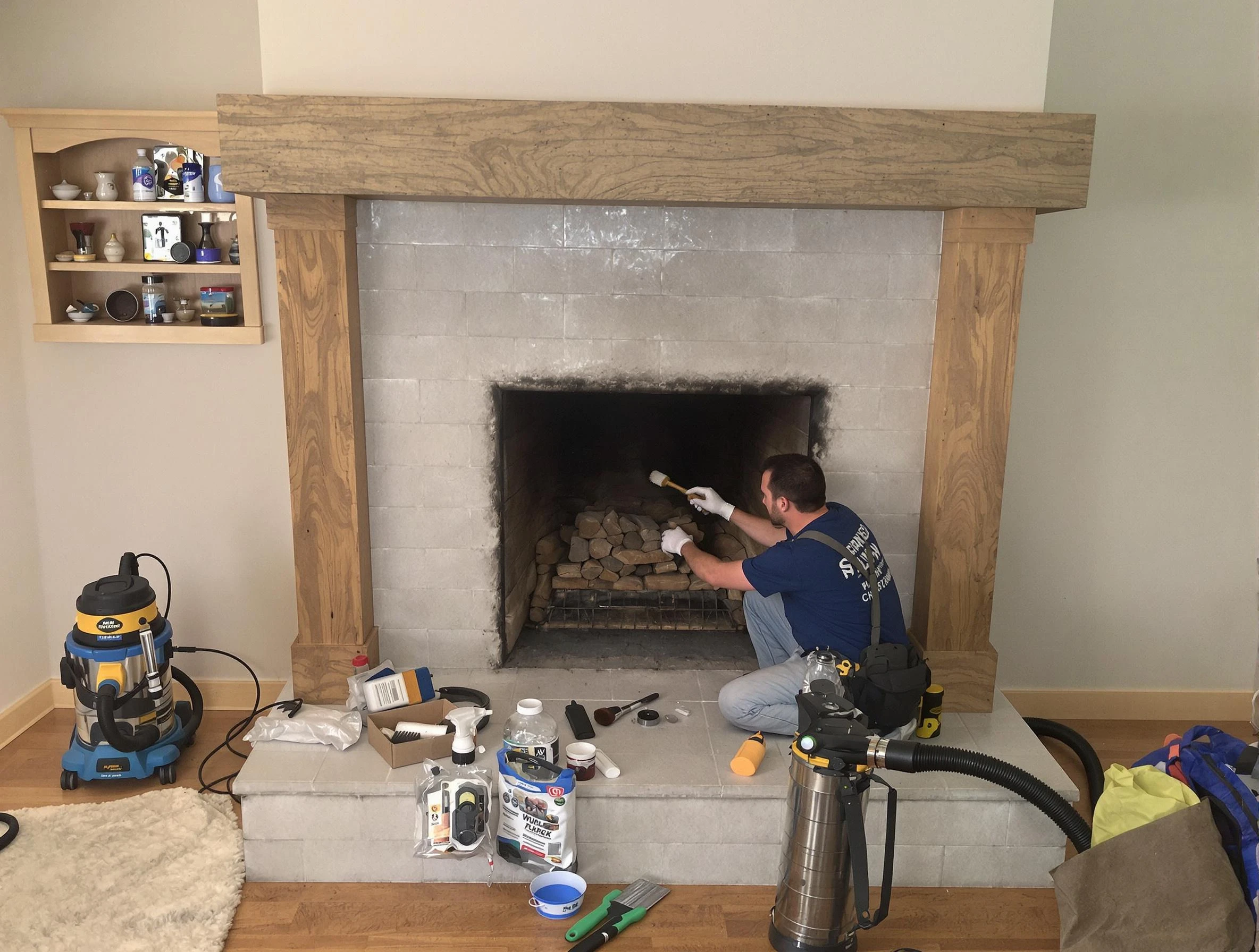 Detailed creosote removal process by Saugus Chimney Sweep in Saugus, MA